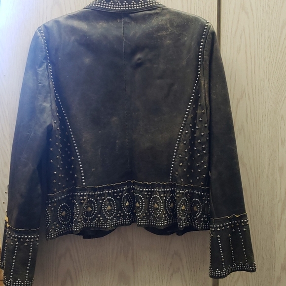 Double D Ranch Leather Jacket - Picture 2 of 3